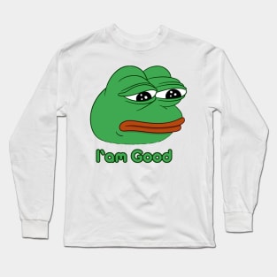 pepe the frog Long Sleeve T-Shirt